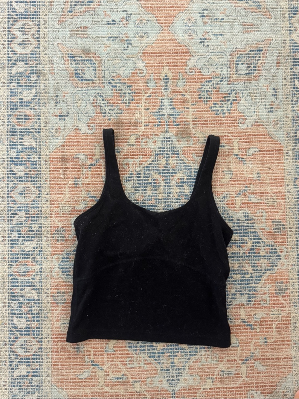 Aritzia Black Cropped Scoop Sports Bralette